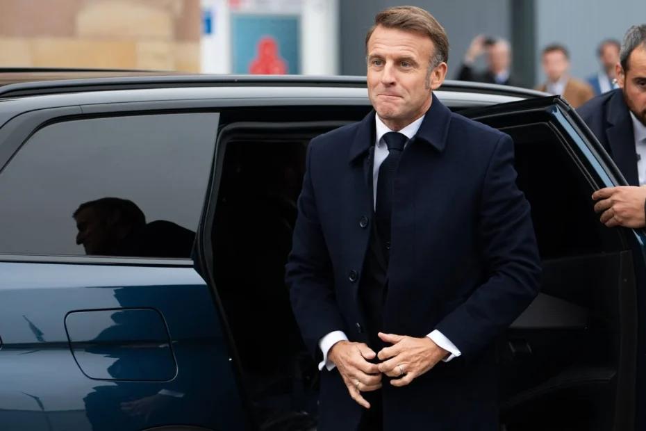 1444x920 french president emmanuel macron during the celebrations for the day of german unity 2025 t