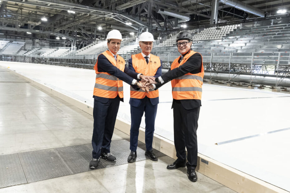 Olimpiadi Invernali: il Palaghiaccio è quasi pronto 3 andrea abodi milano cortina