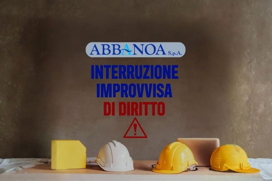 Abbanoa interruzione di diritto
