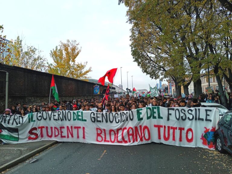 manifestazione studenti torino